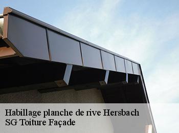 Habillage planche de rive hersbach-67130 SG Toiture Façade