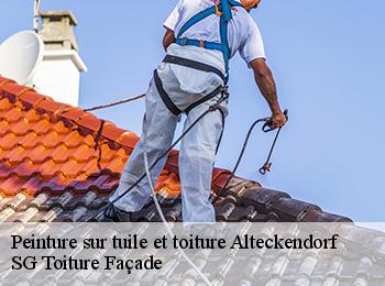 Peinture sur tuile et toiture