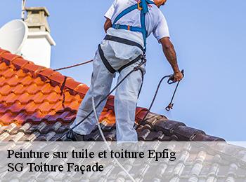 Peinture sur tuile et toiture