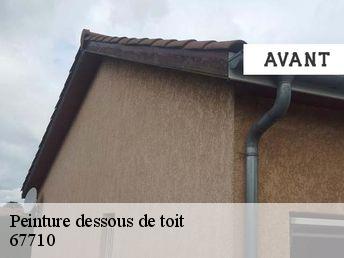 Peinture dessous de toit 67710