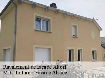Ravalement de façade  altorf-67120 M.K Toiture - Facade Alsace