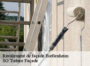 Ravalement de façade bietlenheim-67720 SG Toiture Façade