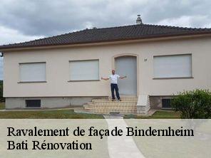 Ravalement de façade  bindernheim-67600 Bati Rénovation