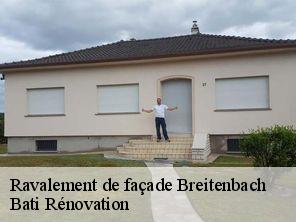 Ravalement de façade  breitenbach-67220 Bati Rénovation