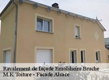 Ravalement de façade ernolsheim-bruche-67120 M.K Toiture - Facade Alsace