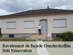 Ravalement de façade gundershoffen-67110 Bati Rénovation