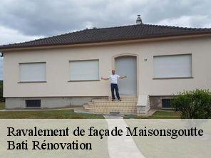 Ravalement de façade  maisonsgoutte-67220 Bati Rénovation