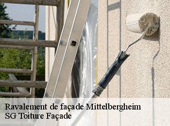 Ravalement de façade mittelbergheim-67140 SG Toiture Façade