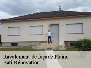 Ravalement de façade  plaine-67420 Bati Rénovation