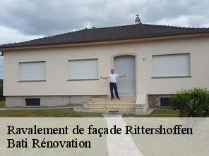 Ravalement de façade  rittershoffen-67690 Bati Rénovation