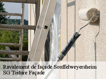 Ravalement de façade  souffelweyersheim-67460 SG Toiture Façade