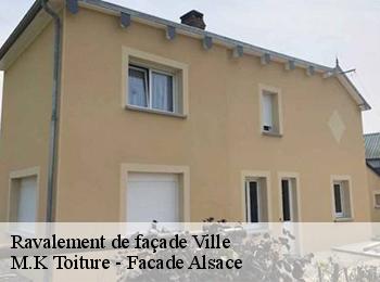 Ravalement de façade  ville-67220 M.K Toiture - Facade Alsace