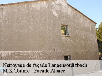 Nettoyage de façade  langensoultzbach-67360 M.K Toiture - Facade Alsace