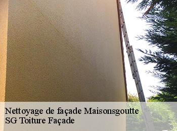 Nettoyage de façade  maisonsgoutte-67220 SG Toiture Façade