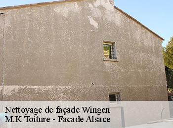 Nettoyage de façade wingen-67510 M.K Toiture - Facade Alsace