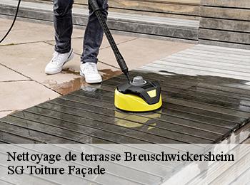 Nettoyage de terrasse  breuschwickersheim-67112 SG Toiture Façade