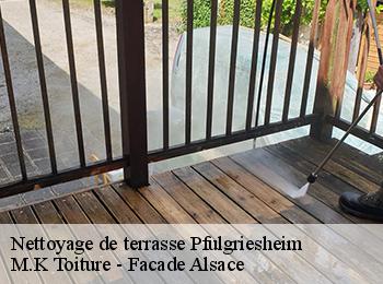 Nettoyage de terrasse pfulgriesheim-67370 M.K Toiture - Facade Alsace